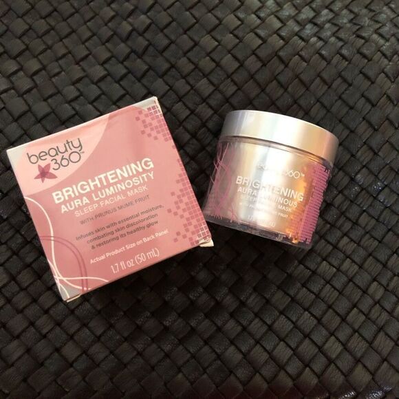 BEAUTY 360 - NWTIB - Brightening Aura Luminosity Sleep Facial Mask. 1.7 oz. - Picture 2 of 15